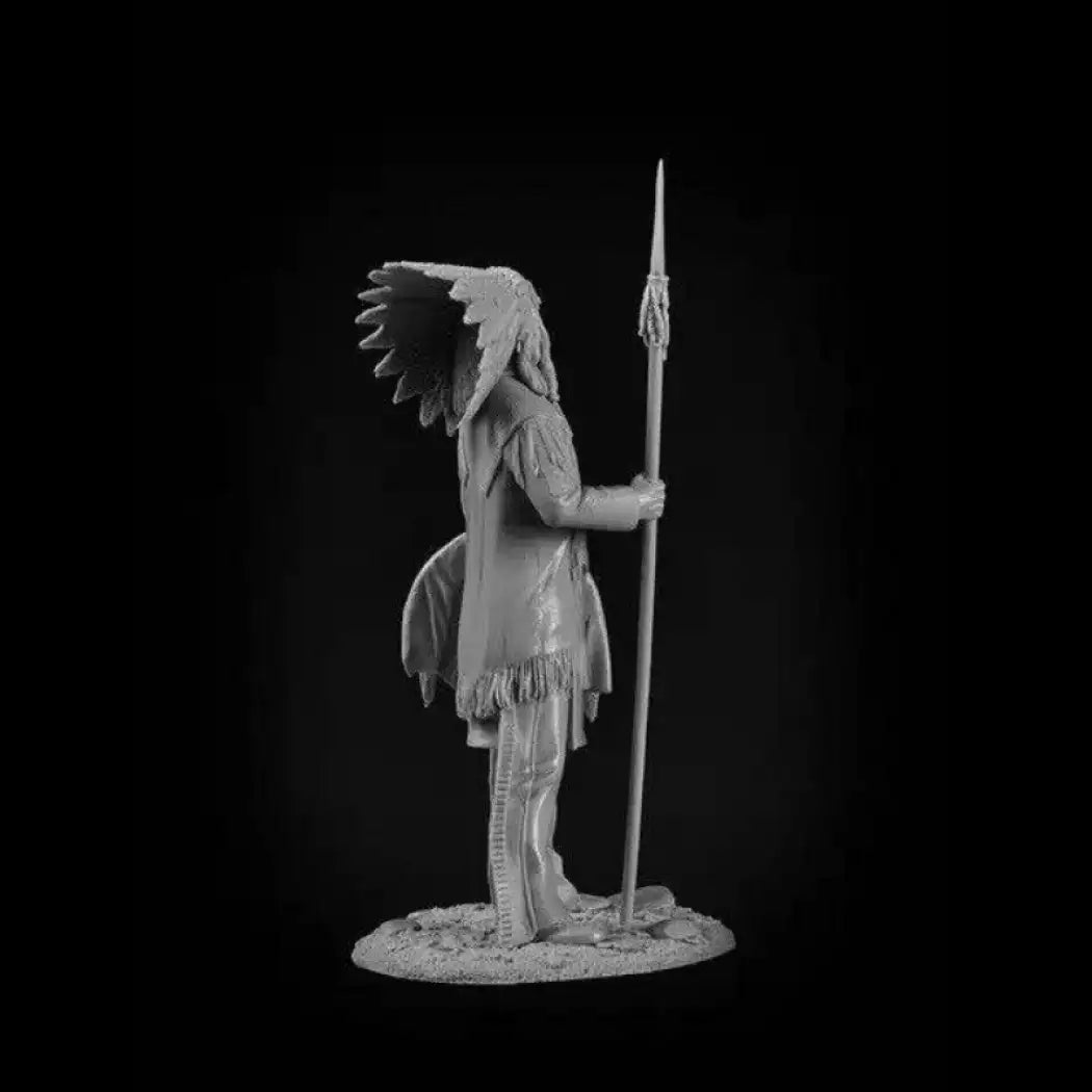 1/24 Resin Model Kit American Indian Warrior Tribe Unpainted