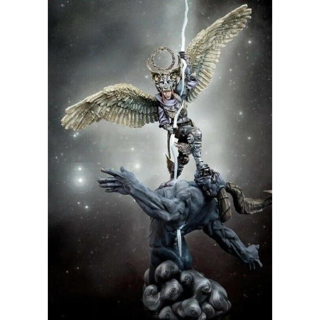 1/24 Resin Model Kit Battle Angel and Demon Unpainted Unassembled - Model-Fan-Store