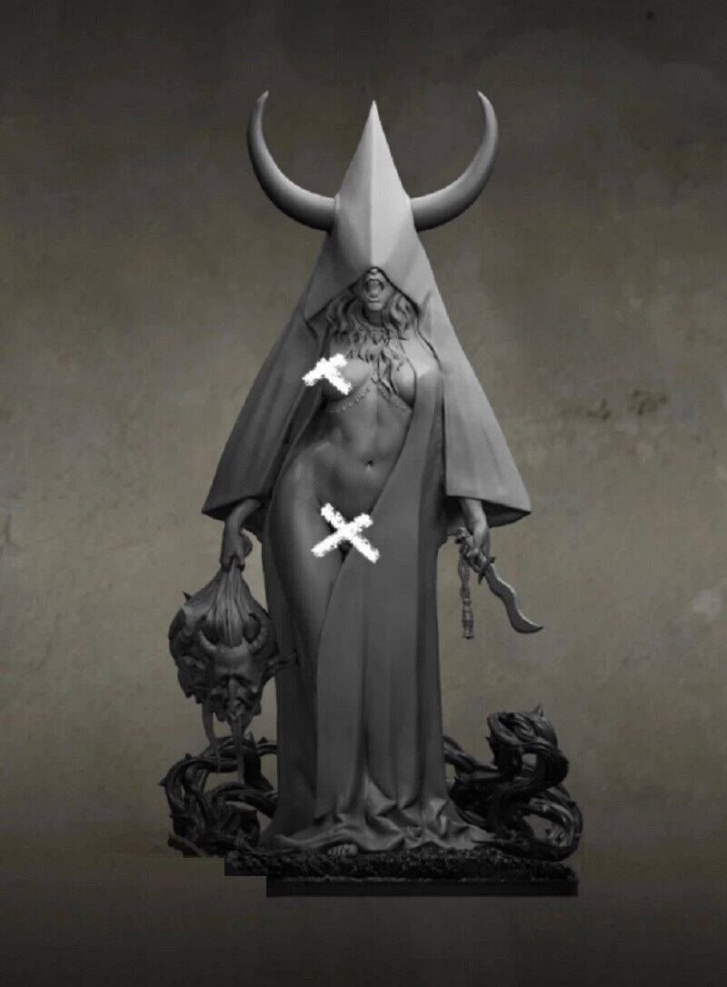 1/24 Resin Model Kit Nudes Beautiful Girl Fantasy Sacrifice Rite Mystic Unpainted - Model-Fan-Store