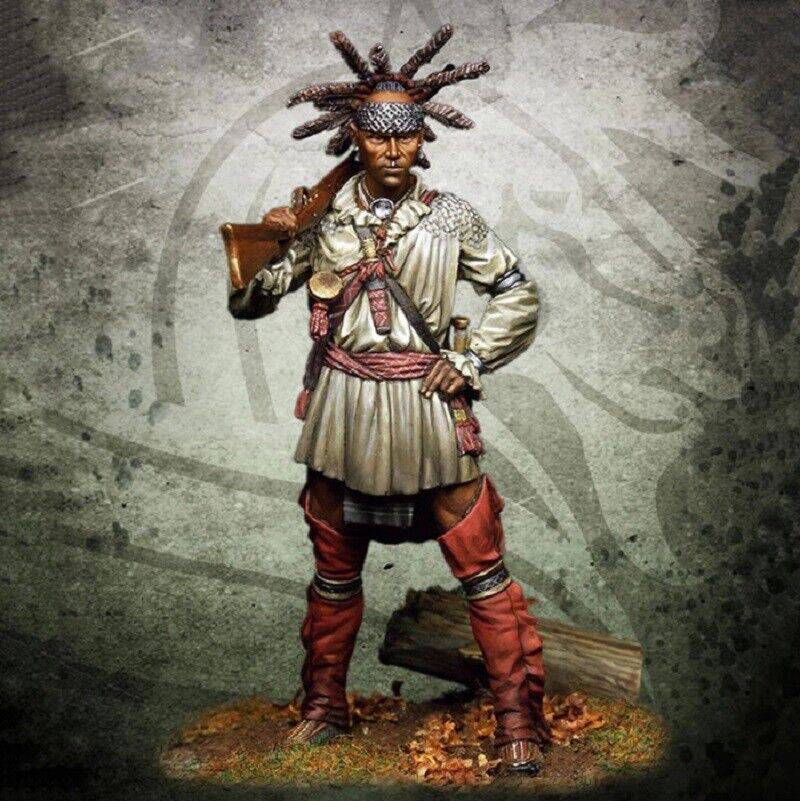 1/24 Resin Model Kit Warrior Native American Indian Unpainted - Model-Fan-Store