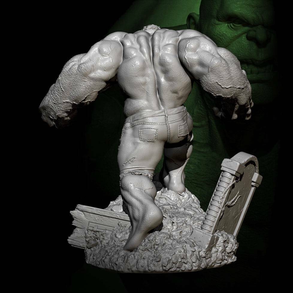 1/24 Resin Superhero Model Kit Hulk Unpainted - Model-Fan-Store