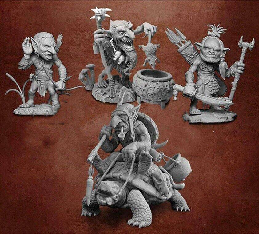 1/32 54mm Resin Model Kit Goblins Fantasy Characters Unpainted - Model-Fan-Store