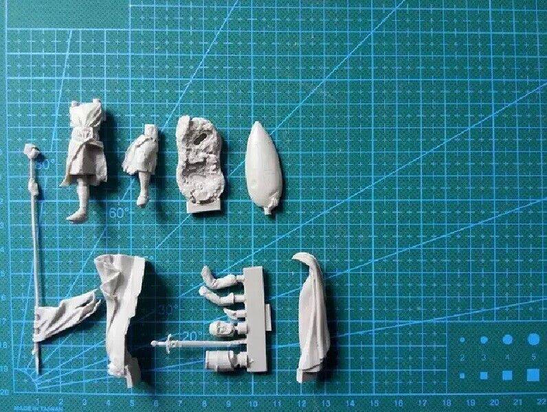 1/32 54mm Resin Model Kit Medieval Templar Knight Warrior Unpainted - Model-Fan-Store