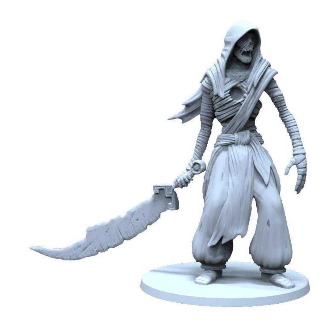 1/32 56mm 3D Print Model Kit Warrior Egyptian Mummy Unpainted - Model-Fan-Store