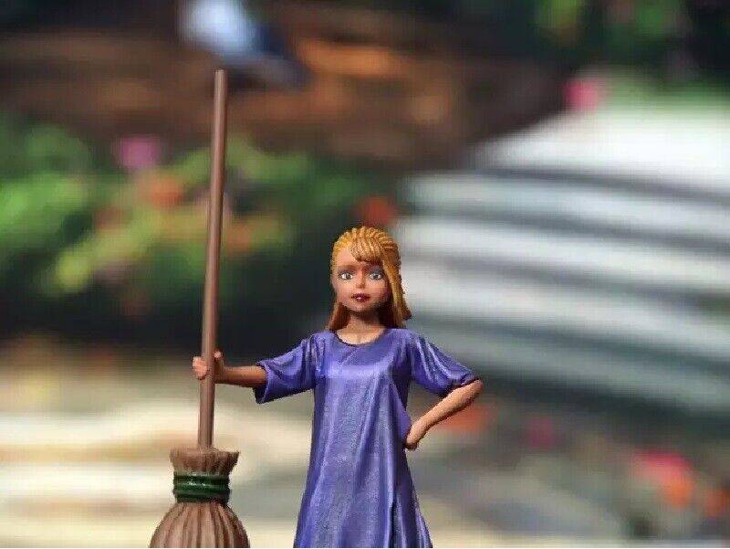 1/32 60mm Resin Model Kit Little Witch Girl High Historical Unpainted - Model-Fan-Store