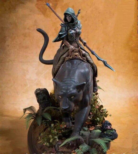 1/32 Resin Model Kit Beautiful Girl Woman Huntress Amazon Unpainted - Model-Fan-Store