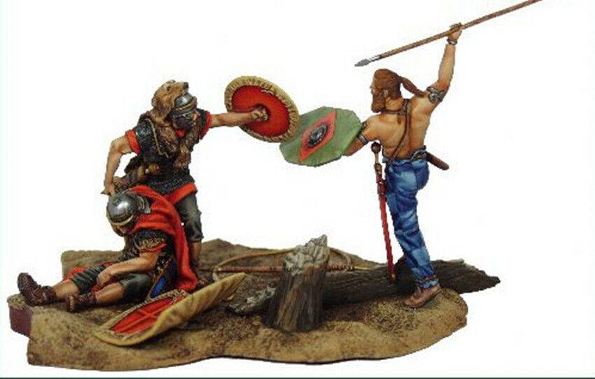 1/32 Resin Model Kit Roman Galli Warrior (with base) Unpainted - Model-Fan-Store
