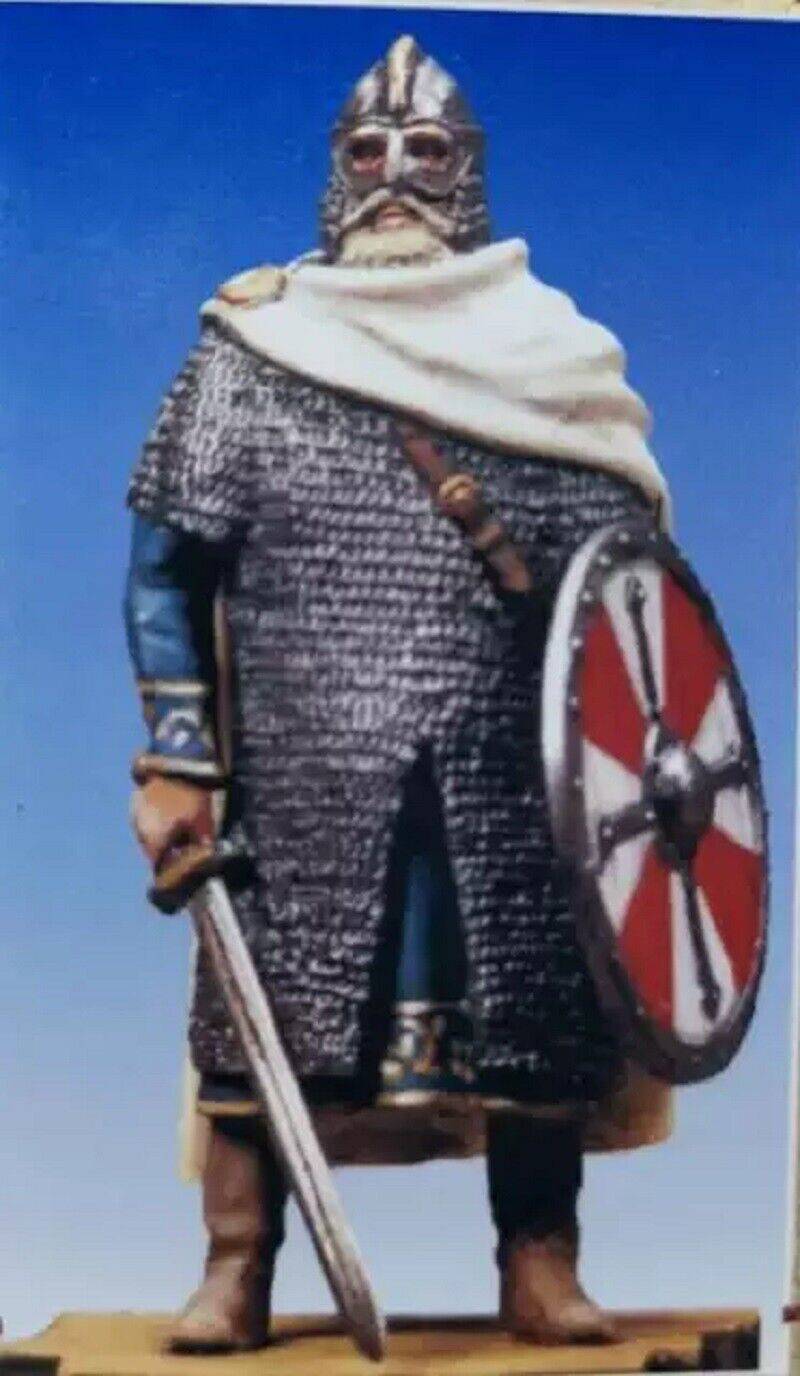 1/32 Resin Model Kit Slavic Knight in Chain Mail Warrior Unpainted - Model-Fan-Store