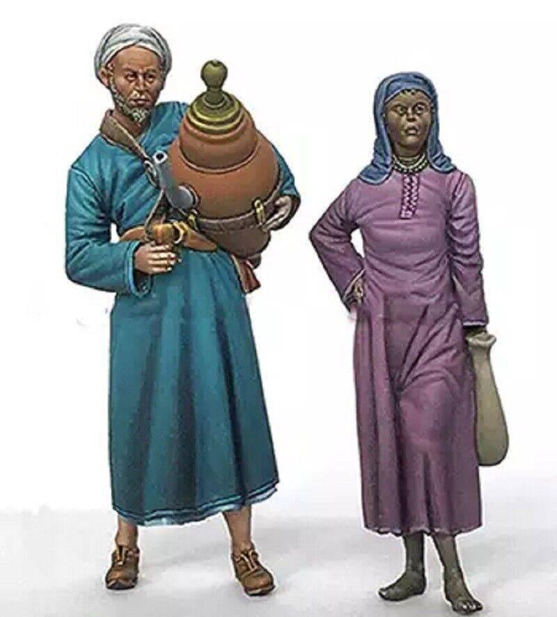 1/35 Resin Model Kit Arab Civilians Merchants Unpainted - Model-Fan-Store