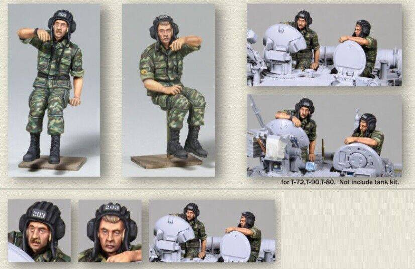 1/35 Resin Model Kit Modern Russian Soldier Tank Crew Unpainted - Model-Fan-Store