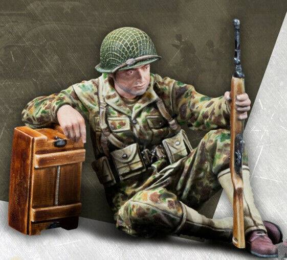 1/35 Resin Model Kit Us Soldiers (no car no map) WW2 Unpainted - Model-Fan-Store