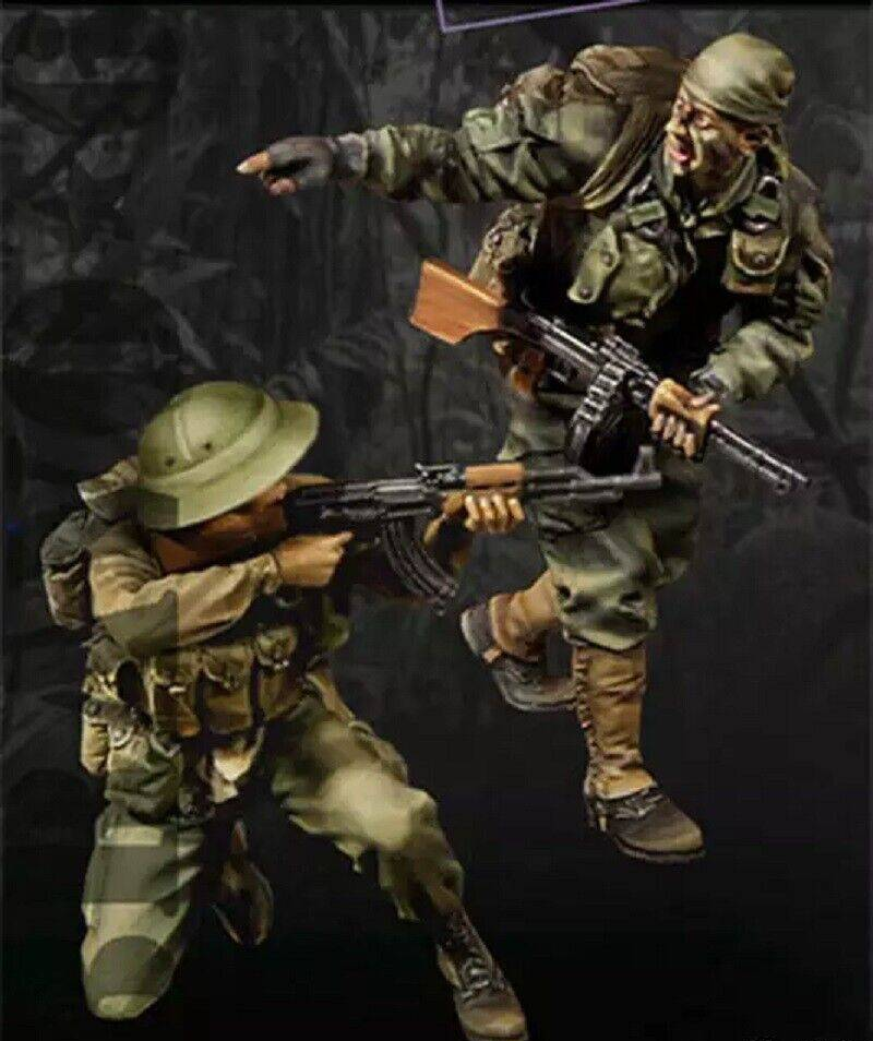 1/35 Resin Model Kit Vietnam War US Army Soldiers Unpainted - Model-Fan-Store