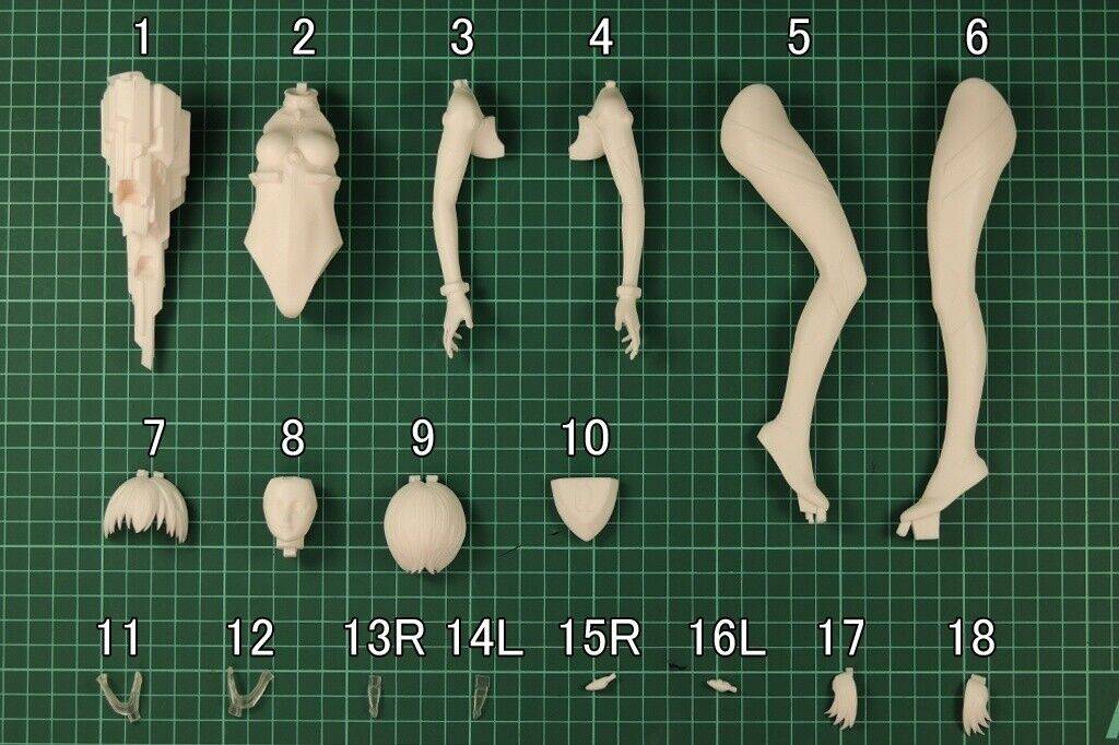 1/6 Resin Model Kit Japan Anime Evagelion Rei Ayanami Unpainted - Model-Fan-Store