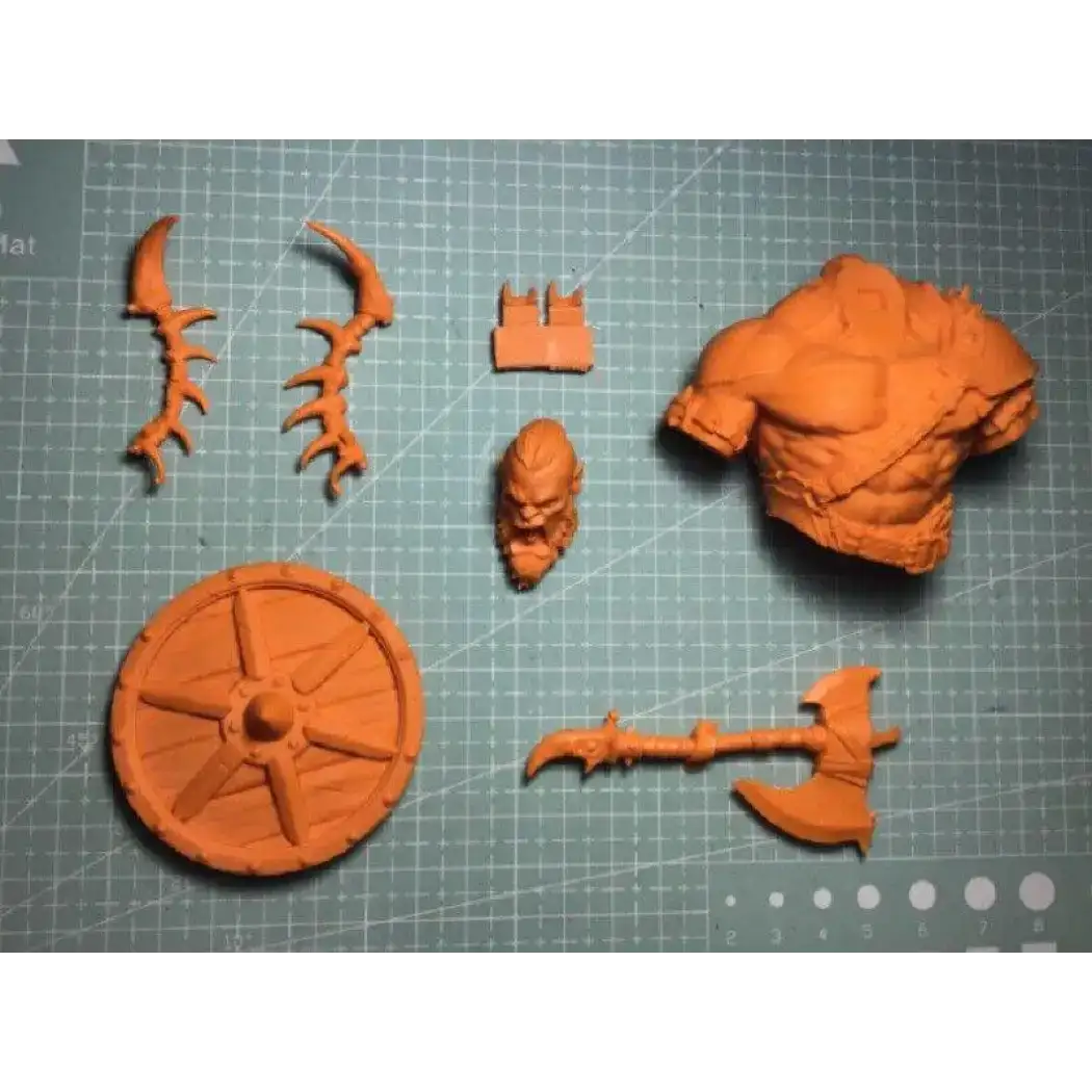 1/10 BUST 70mm Resin Model Kit Warrior Barbarian Orc Warcraft Unpainted - Model-Fan-Store