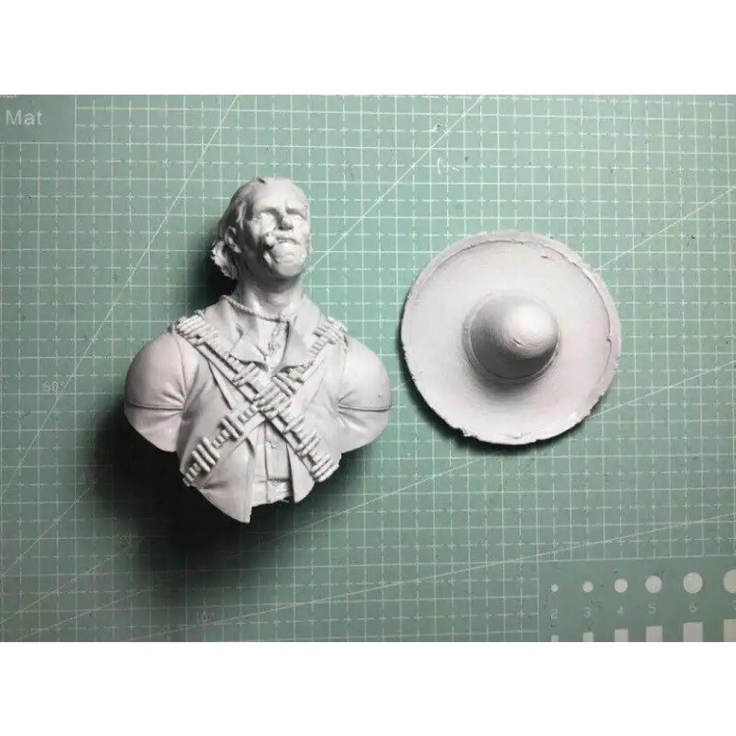 1/10 BUST 85mm Resin Model Kit Mexican Shooter Machete Movie Unpainted - Model-Fan-Store