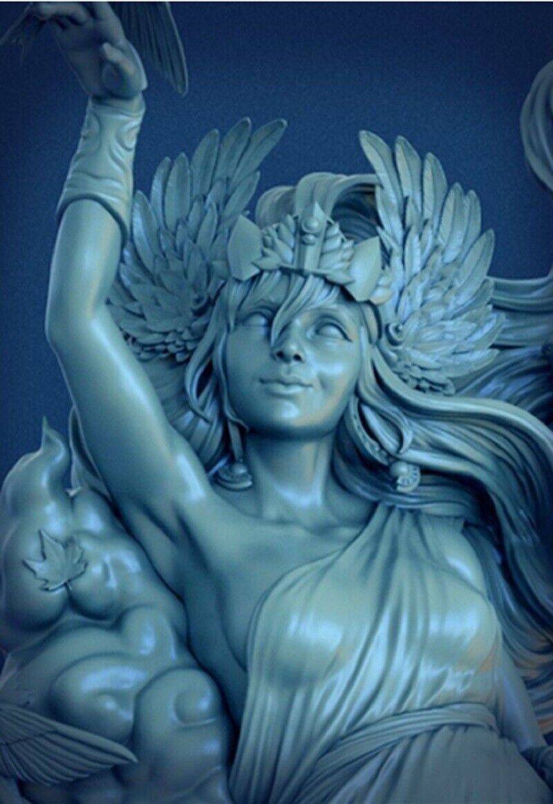 1/12 BUST Resin Model Kit Beautiful Girl Woman Goddess of Birds Unpainted - Model-Fan-Store