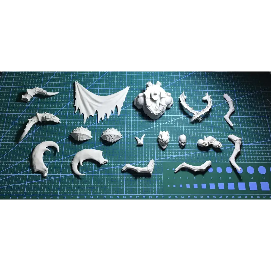 105mm BUST Resin Model Kit Devil Demon Monster Unpainted - Model-Fan-Store