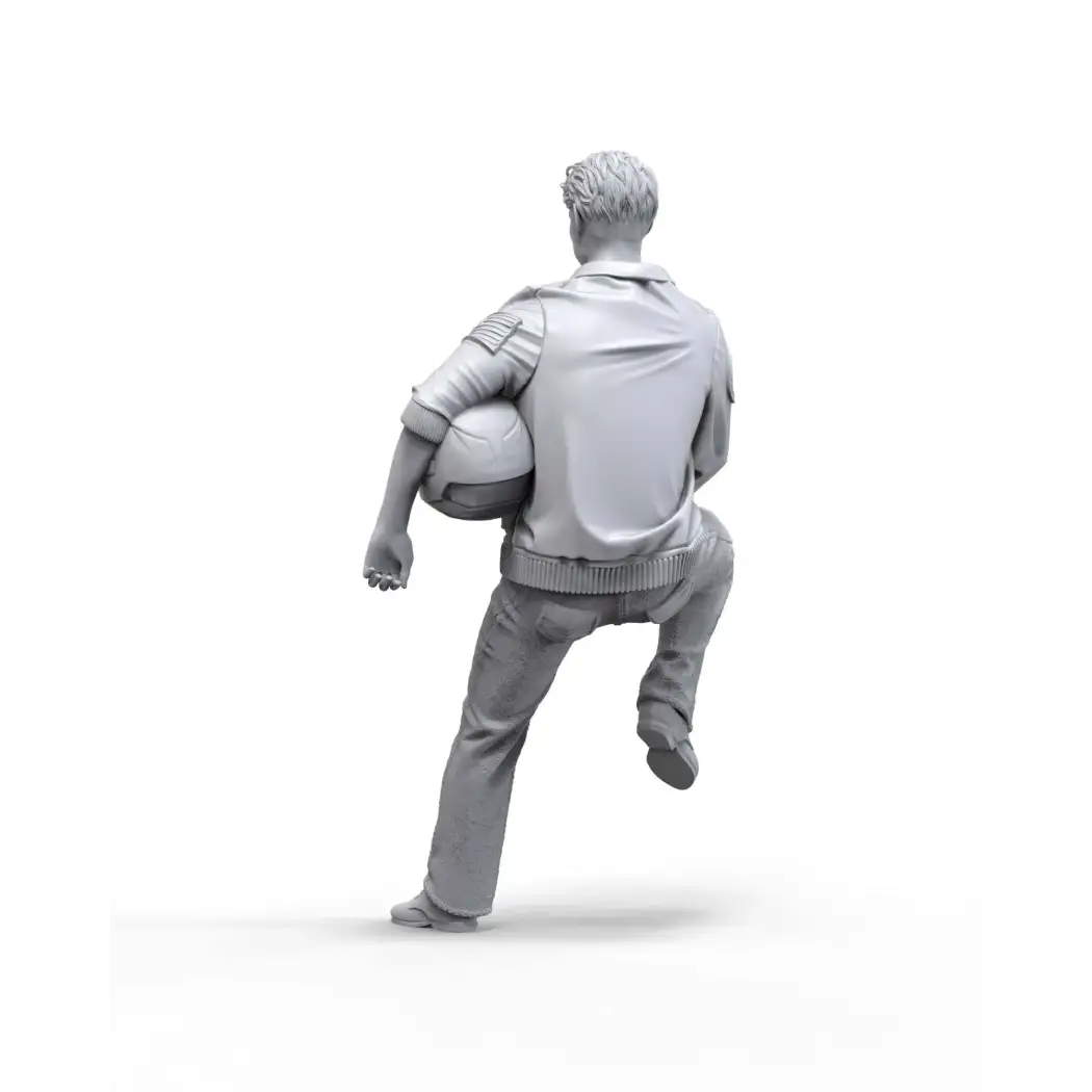 1/12 Resin Model Kit Modern Motorcyclist Speed Racer no moto Unpainted - Model-Fan-Store