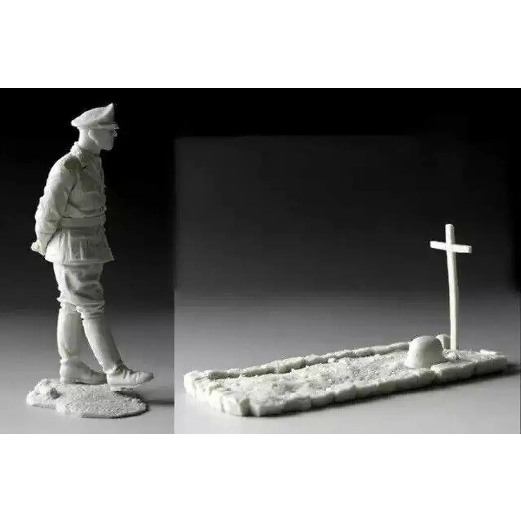 1/16 Resin Model Kit German Officer Rommel WW2 Unpainted - Model-Fan-Store