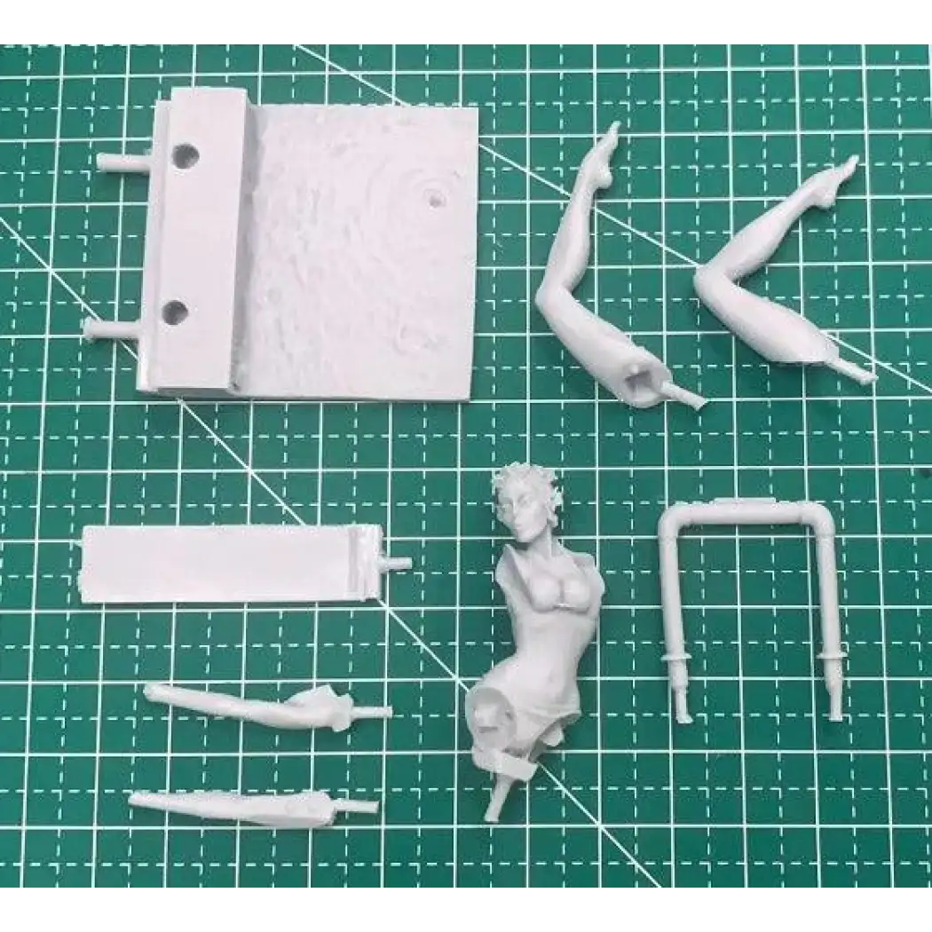 1/20 80mm Resin Model Kit Summer Swimming Pin Up Beautiful Girl Unpainted - Model-Fan-Store