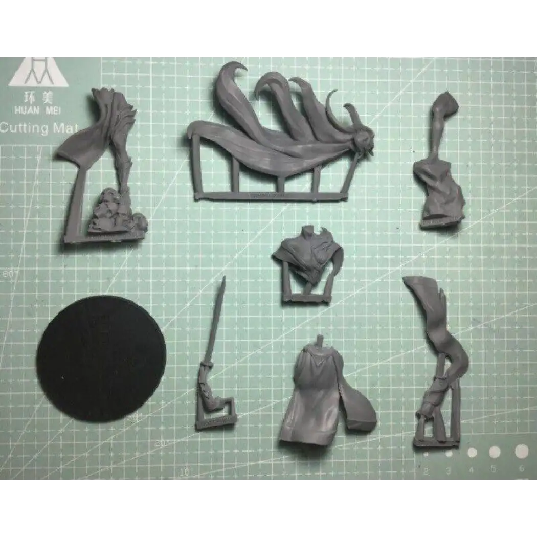 1/24 70mm Resin Model Kit Asian Beautiful Girl Monster Slayer Fantasy Unpainted - Model-Fan-Store