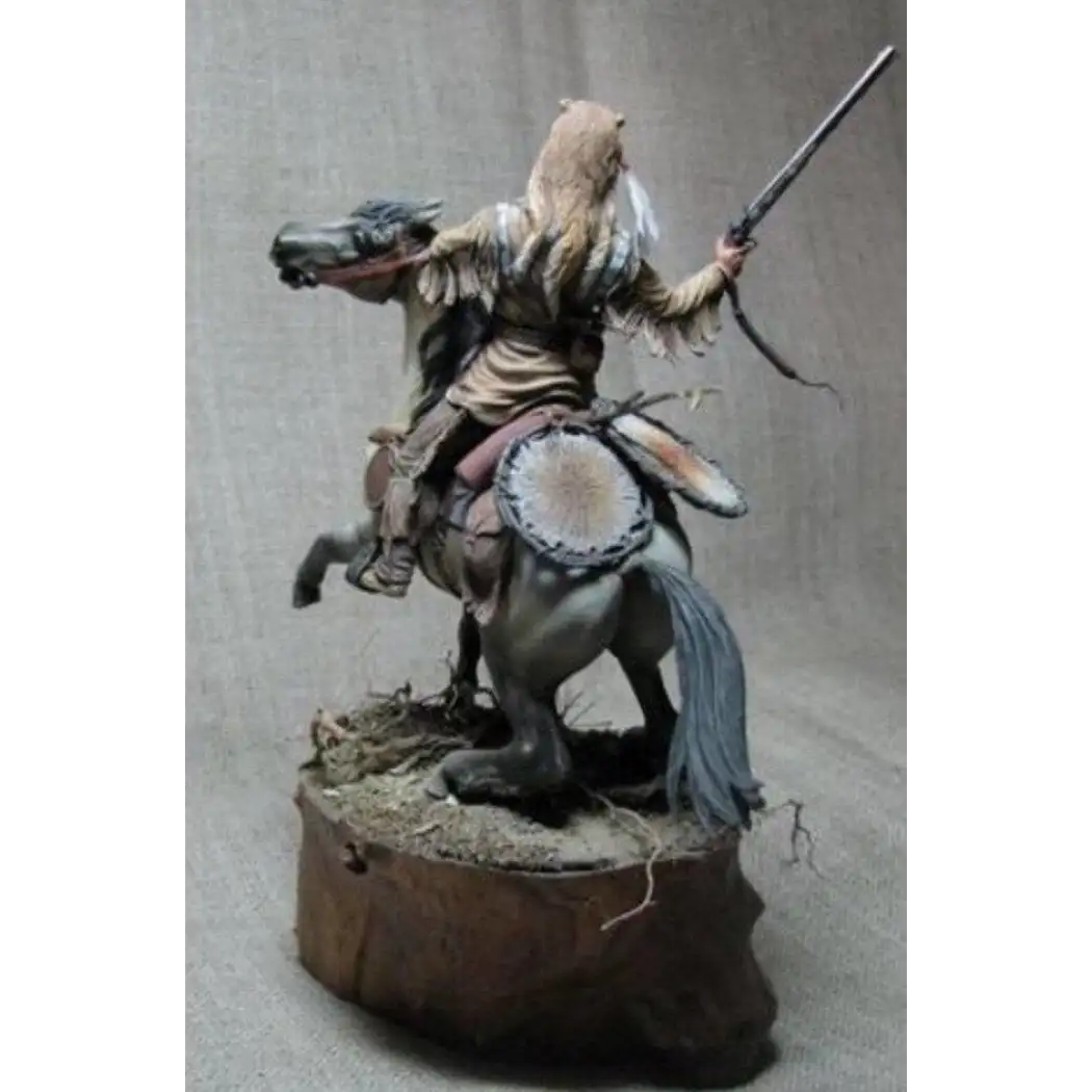 1/24 75mm Resin Model Kit Rider Horseman Western Wild West Unpainted - Model-Fan-Store