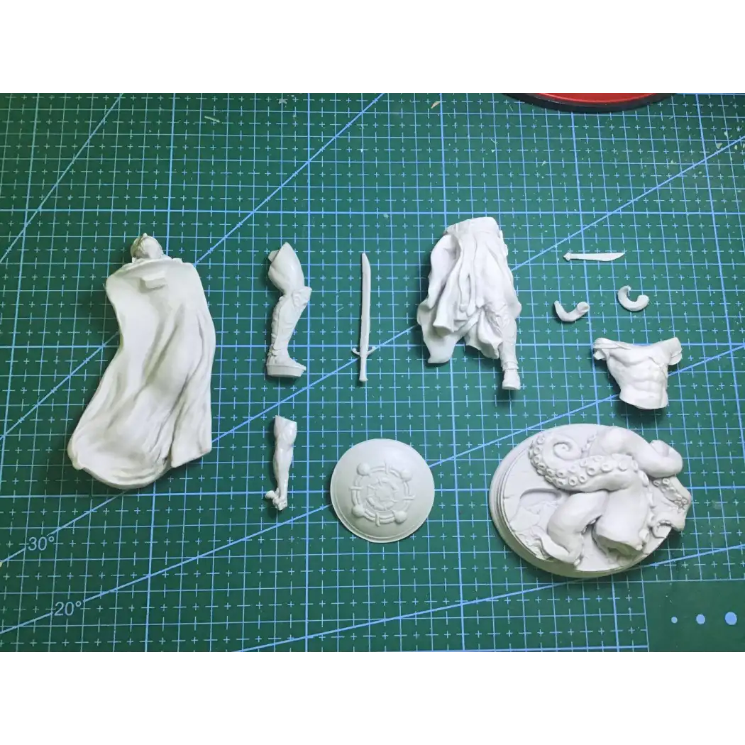1/24 Resin Model Kit Greek Warrior Defender Barbarian Unpainted - Model-Fan-Store