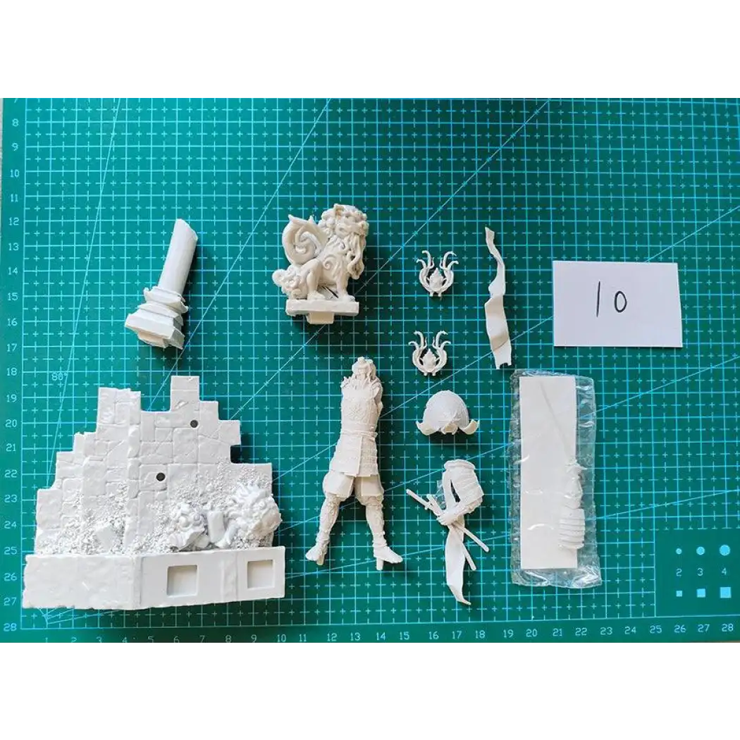 1/24 Resin Model Kit Japanese Samurai Warrior Demon Unpainted - Model-Fan-Store