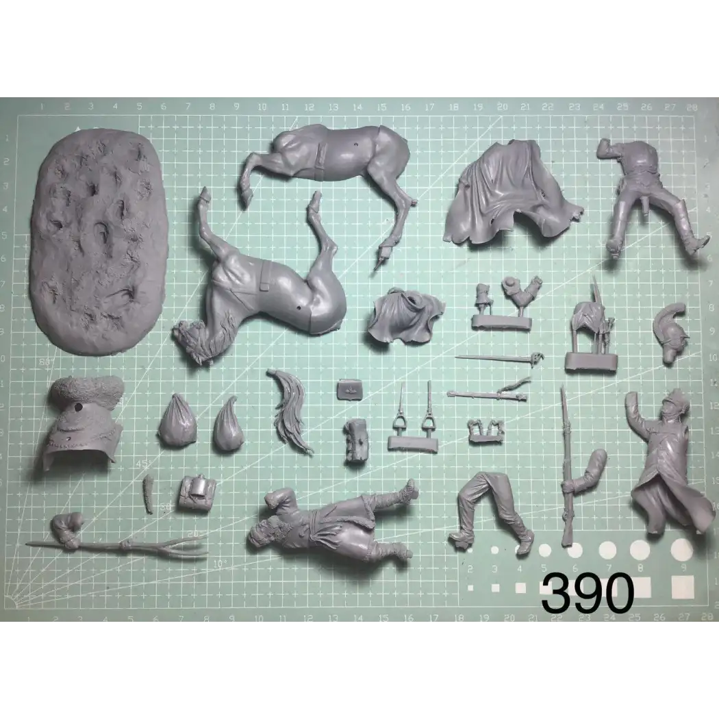 1/32 54mm Resin Model Kit Napoleonic Wars Soldiers Unpainted - Model-Fan-Store