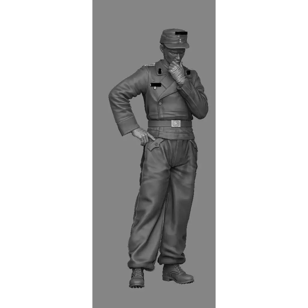 1/35 2pcs Resin Model Kit German Soldiers Tank Crew WW2 Unpainted - Model-Fan-Store