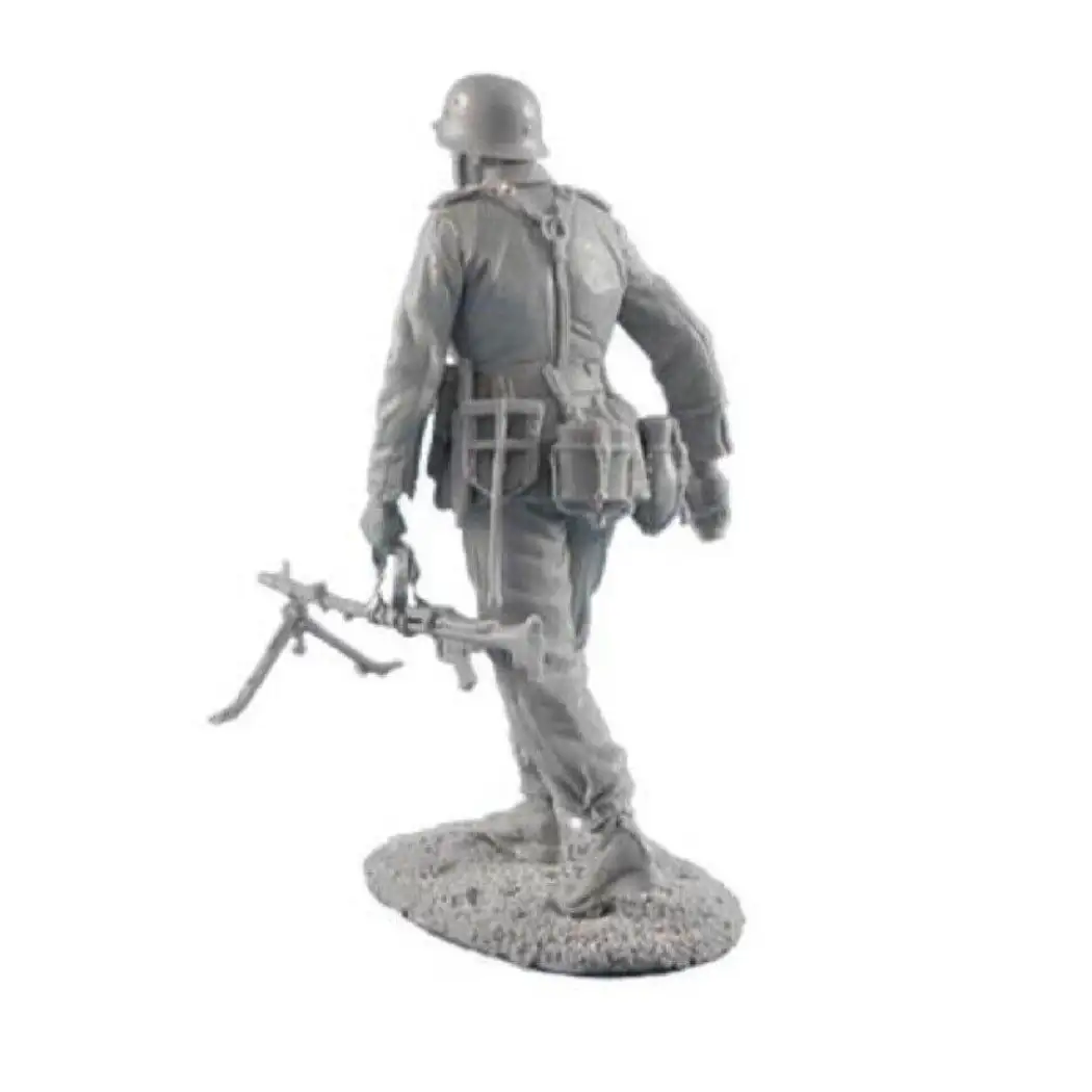 1/35 Resin Model Kit German Soldier Machine Gunner WW2 Unpainted - Model-Fan-Store