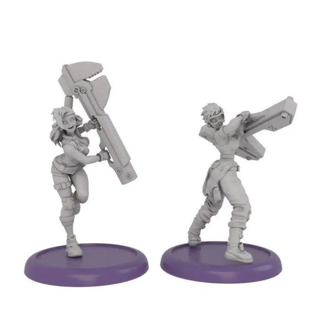 30mm 2pcs Resin Model Kit Games Mini Warriors Unpainted - Model-Fan-Store