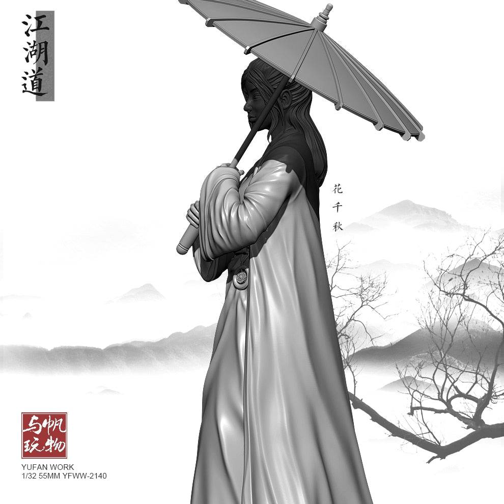 1/32 Resin Model Kit Asian Beautiful Girl Fantasy Unpainted - Model-Fan-Store