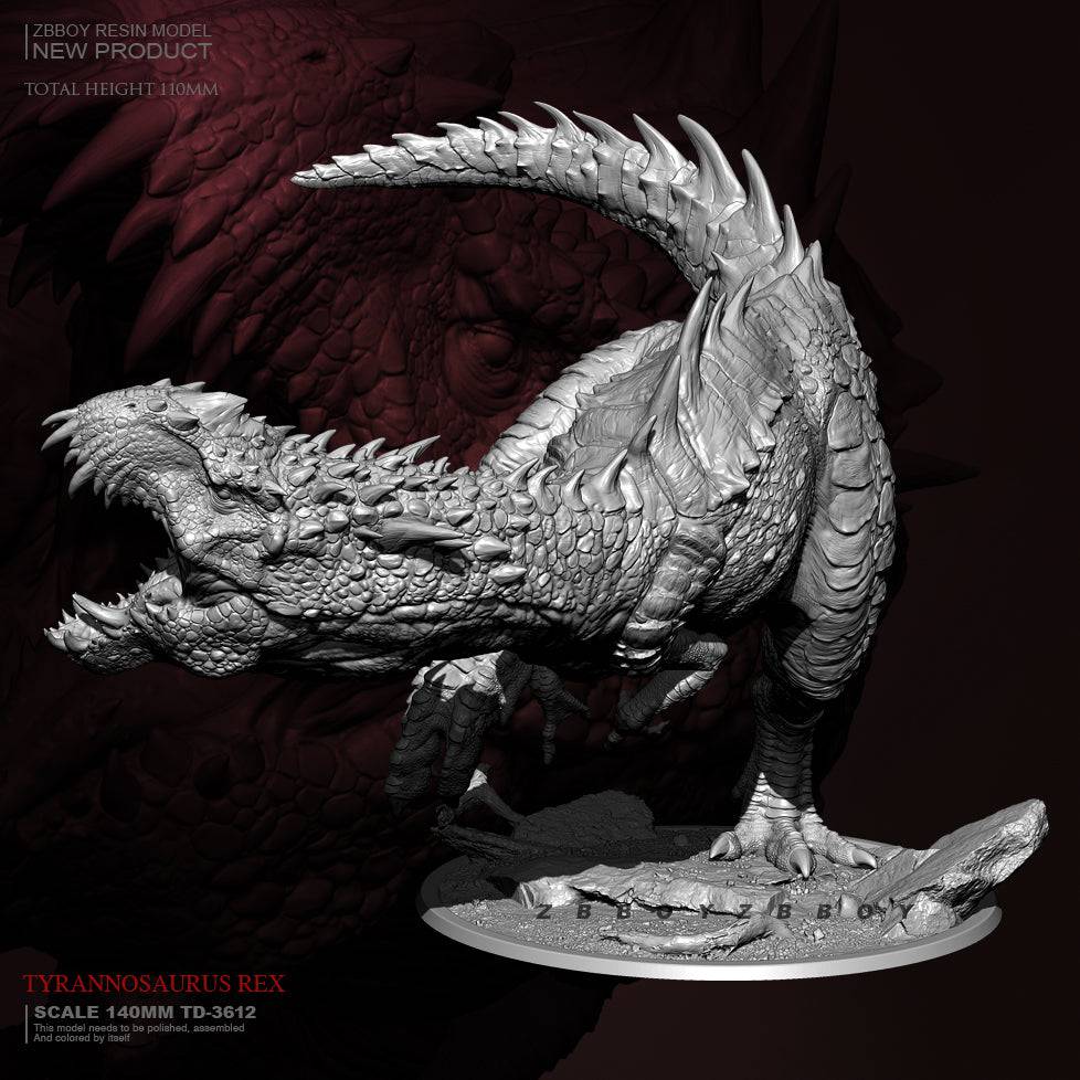 140mm Resin Model Kit Animal Ceratosaurus Dinosaur Fantasy TD-3612 Unpainted - Model-Fan-Store