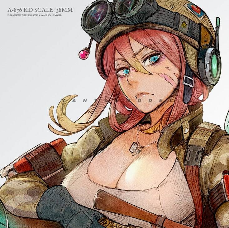 38mm Resin Model Kit Beautiful Girl Woman Fantasy A-856 Unpainted - Model-Fan-Store