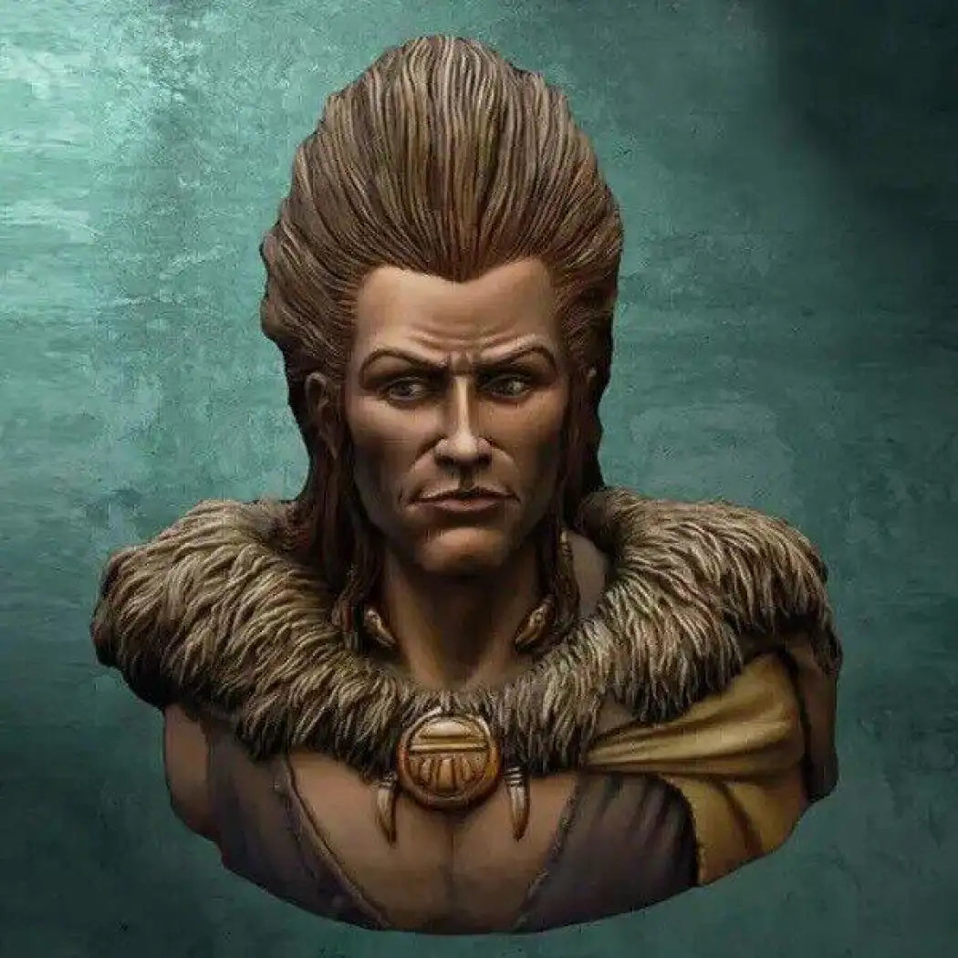 1/10 BUST Resin Model Kit Celtic Chief Barbarian Warrior Unpainted - Model-Fan-Store