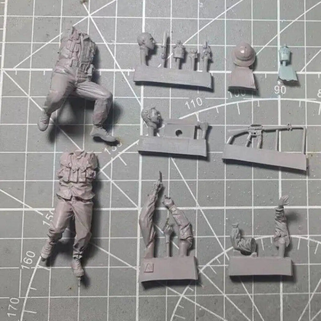 1/35 2pcs Resin Model Kit Vietnam War US Army Soldiers Unpainted - Model-Fan-Store