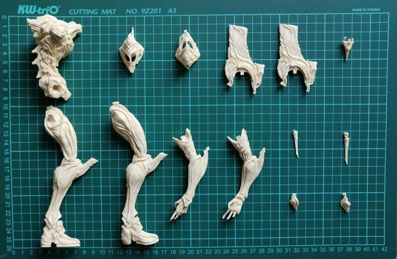 Resin Casting Model Kit Warrior Demon Unpainted - Model-Fan-Store