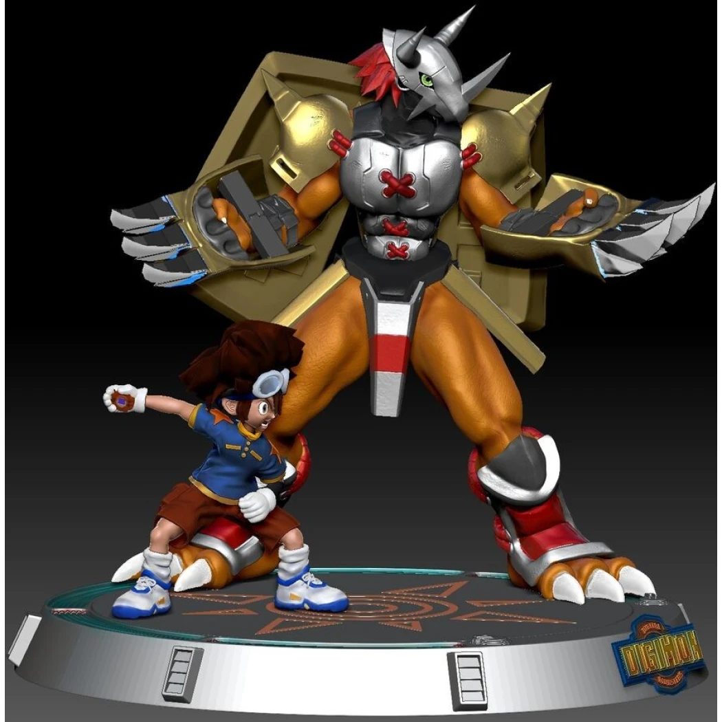 Digital STL Tai & Wargreymon