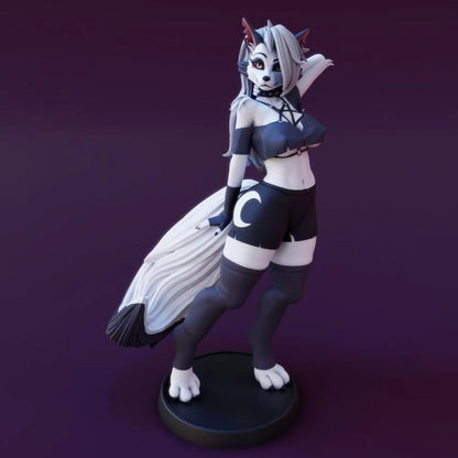 Digital STL Wolf Waifu