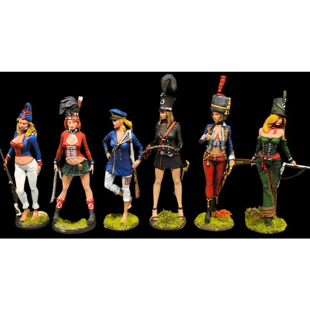 Digital STL Napoleonic Wars Sexy Girls Pin Up