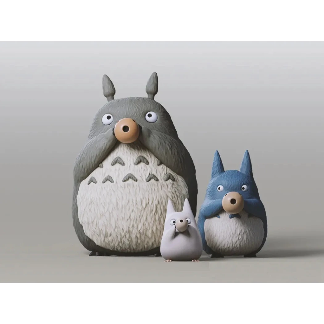 Digital STL Totoro Family