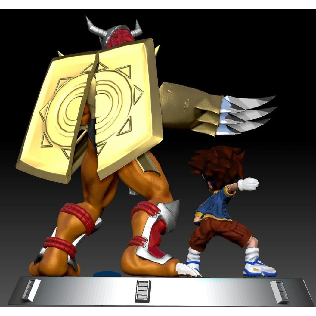 Digital STL Tai & Wargreymon