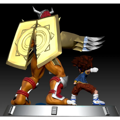 Digital STL Tai & Wargreymon