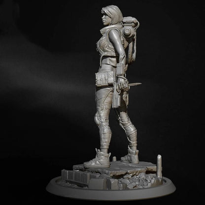 Digital STL Anna Cyberpunk Beautiful Girl TD-2609