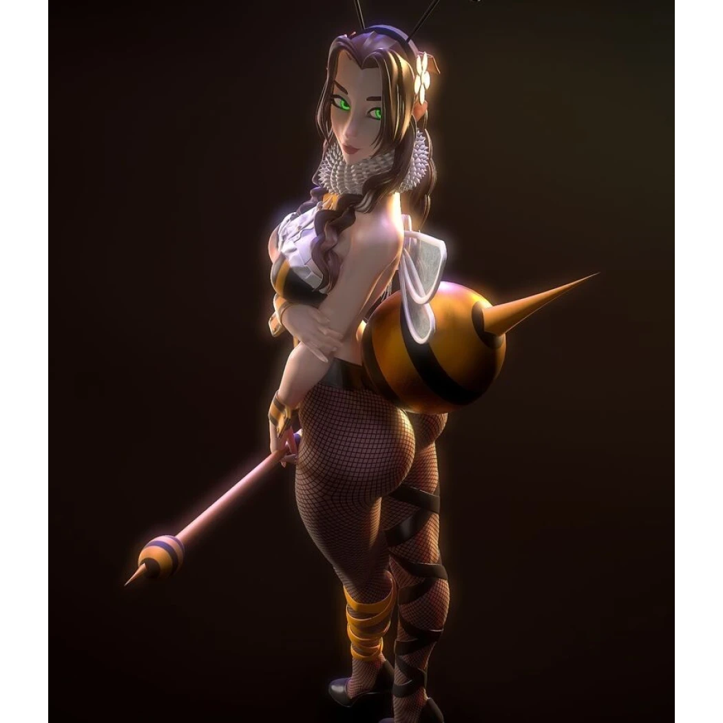 Digital STL Honeybee In Aerith