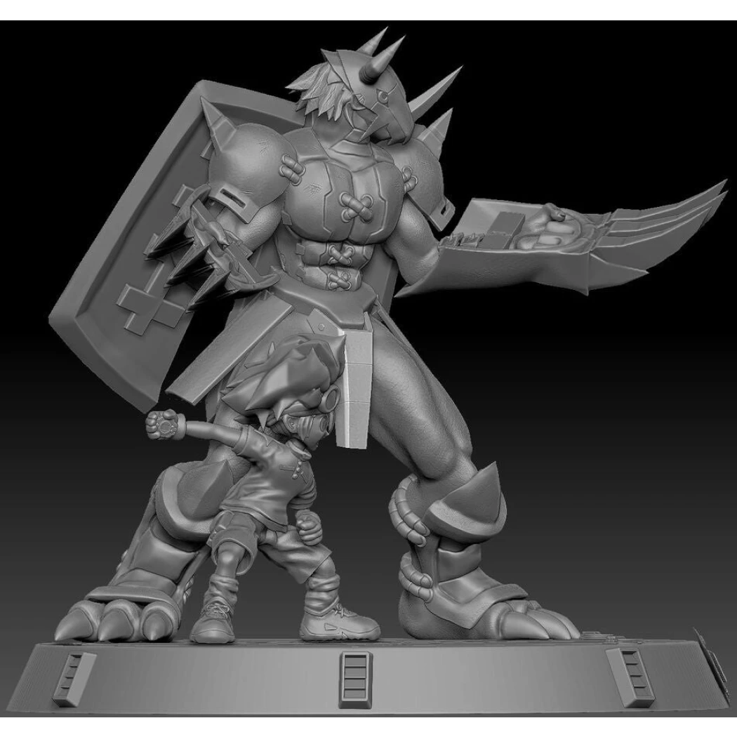 Digital STL Tai & Wargreymon