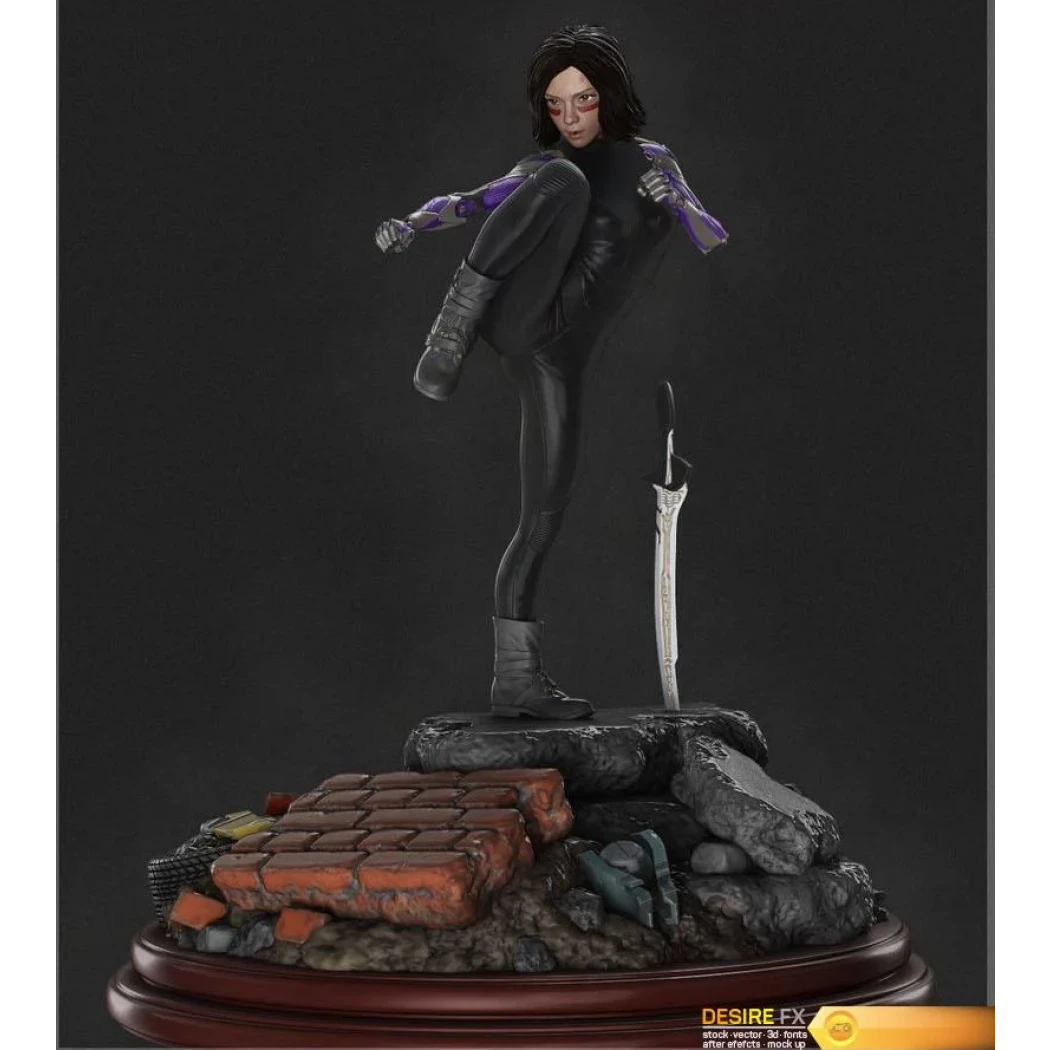 Digital STL Alita Battle Angel