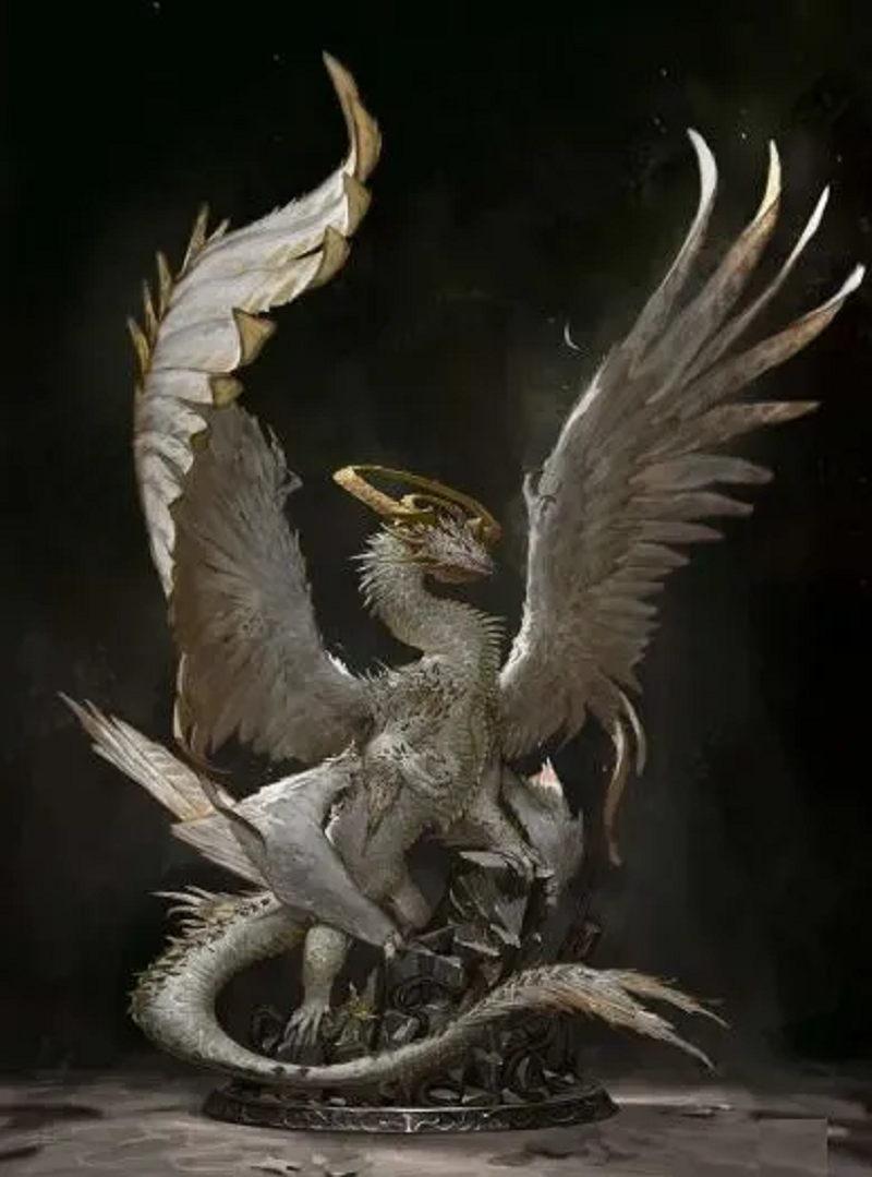 1/35 - 1/6 3D Print Model Kit Fantasy Dragon Unpainted