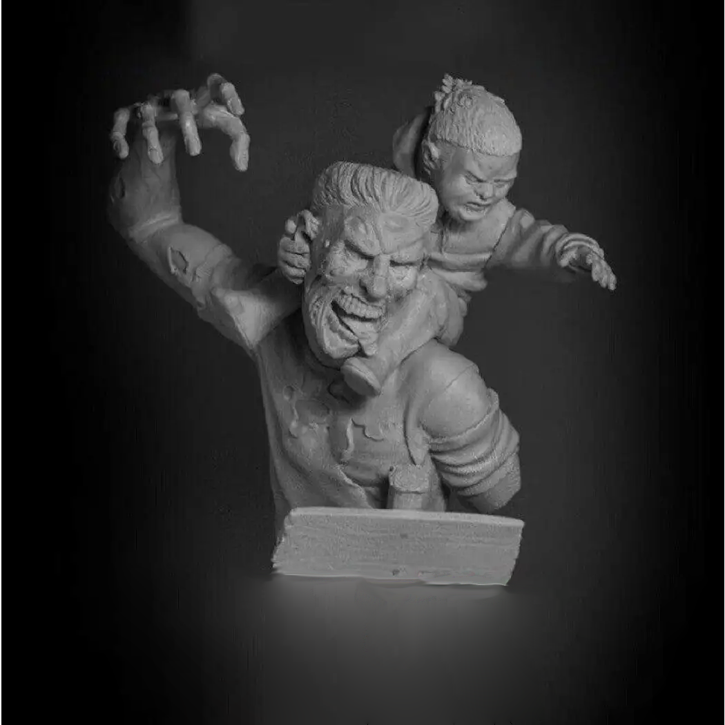 1/10 BUST Resin Model Kit Zombie Post Apocalypse Unpainted C1 - Model-Fan-Store